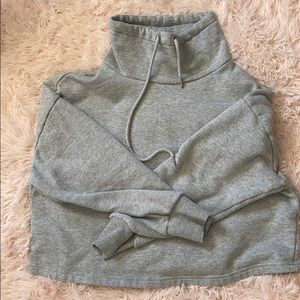Garage high neck cropped sweater